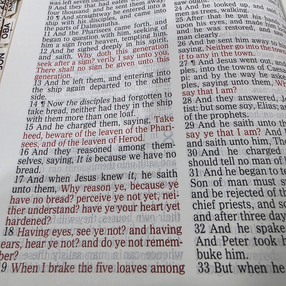 National Publishing Company KJV Holy Bible Giant Print Black Leather Excellent - Picture 7 of 7